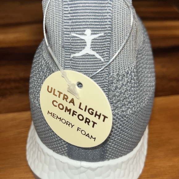 DANSKIN Cheerful Knit Vegan Textile Slip On Sneakers Gray NWT - Picture 11 of 12